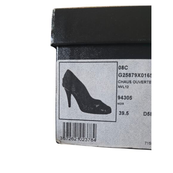 Chanel Black Patent Leather 2008 Interlocking CC Logo Pumps 39.5 - Picture 7 of 16